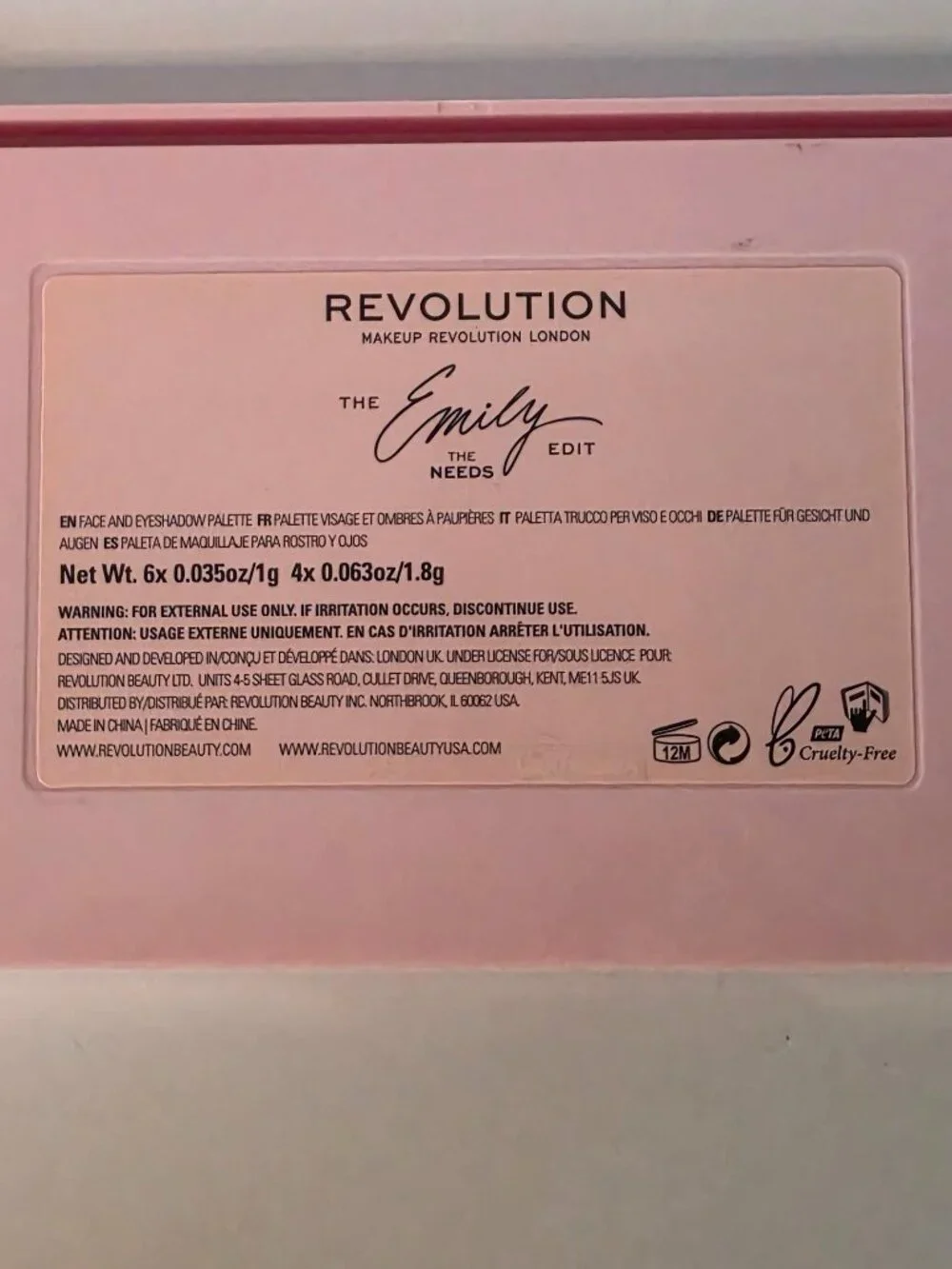 Makeup Revolution new no